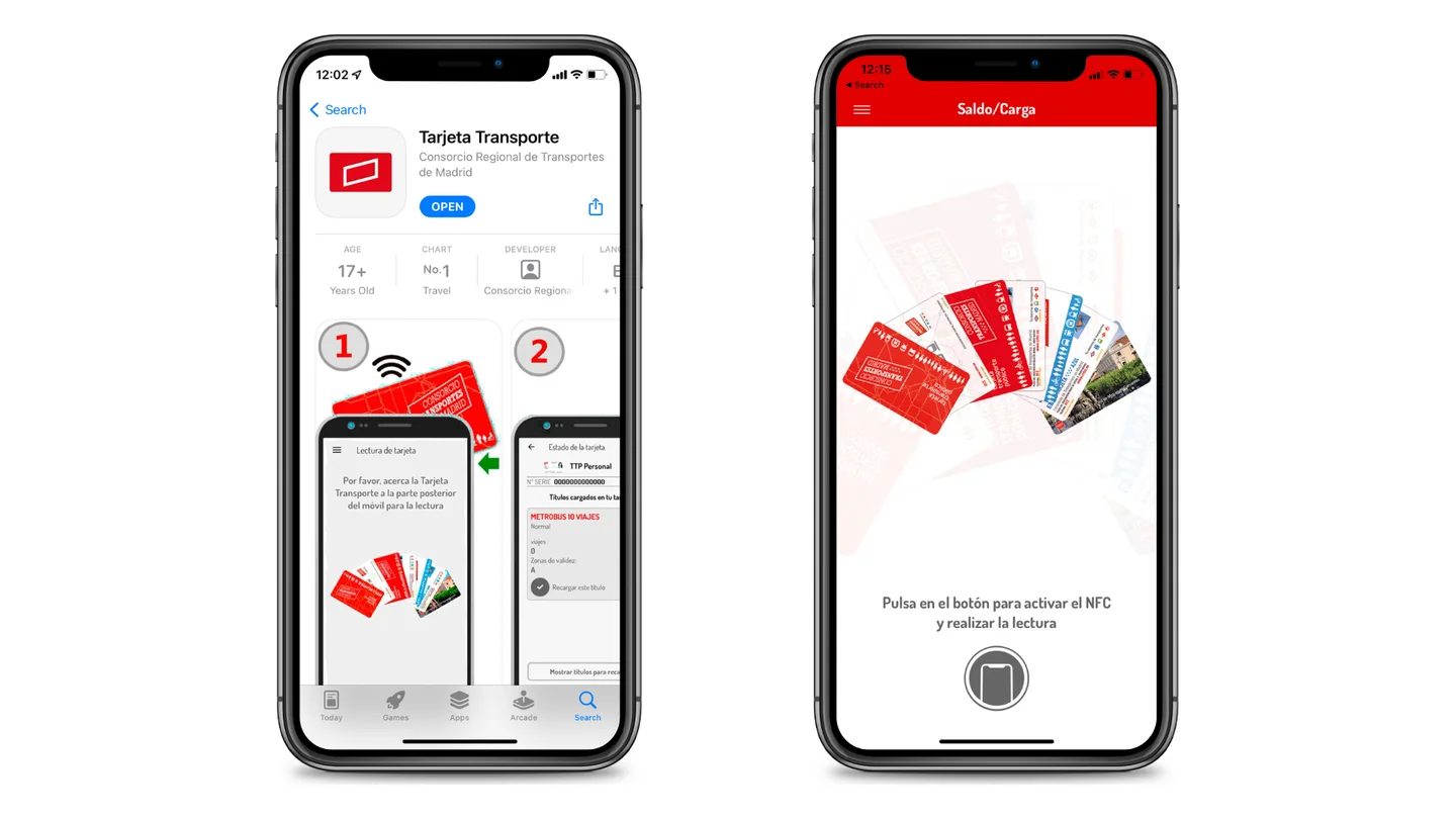 Ya se puede recargar la tarjeta de transporte público desde los móviles iPhone: así se hace, paso a paso (y en Android también) Ya se puede recargar la tarjeta de transporte público desde los móviles iPhone: así se hace, paso a paso (y en Android también)