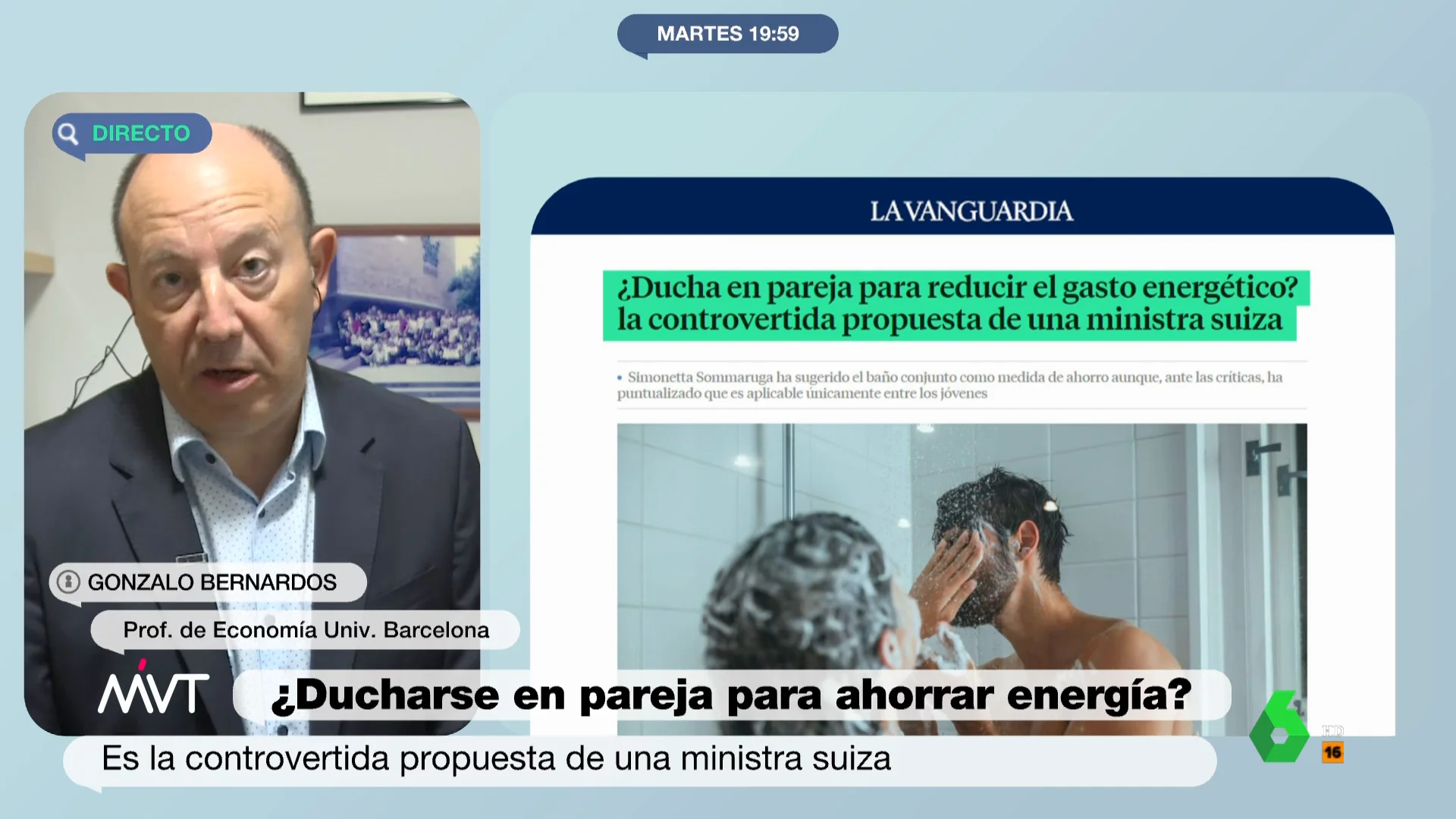 La respuesta de Gonzalo Bernardos a las polémicas propuestas europeas para ahorrar energía: "Son verdaderas chorradas"