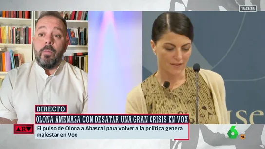 Antonio Maestre, sobre la relación de Macarena Olona y Vox: "Literalmente no se soportan" Antonio Maestre, sobre la relación de Macarena Olona y Vox: "Literalmente no se soportan"
