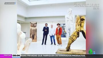 La nueva faceta de Brad Pitt: el actor debuta como escultor a sus 58 años