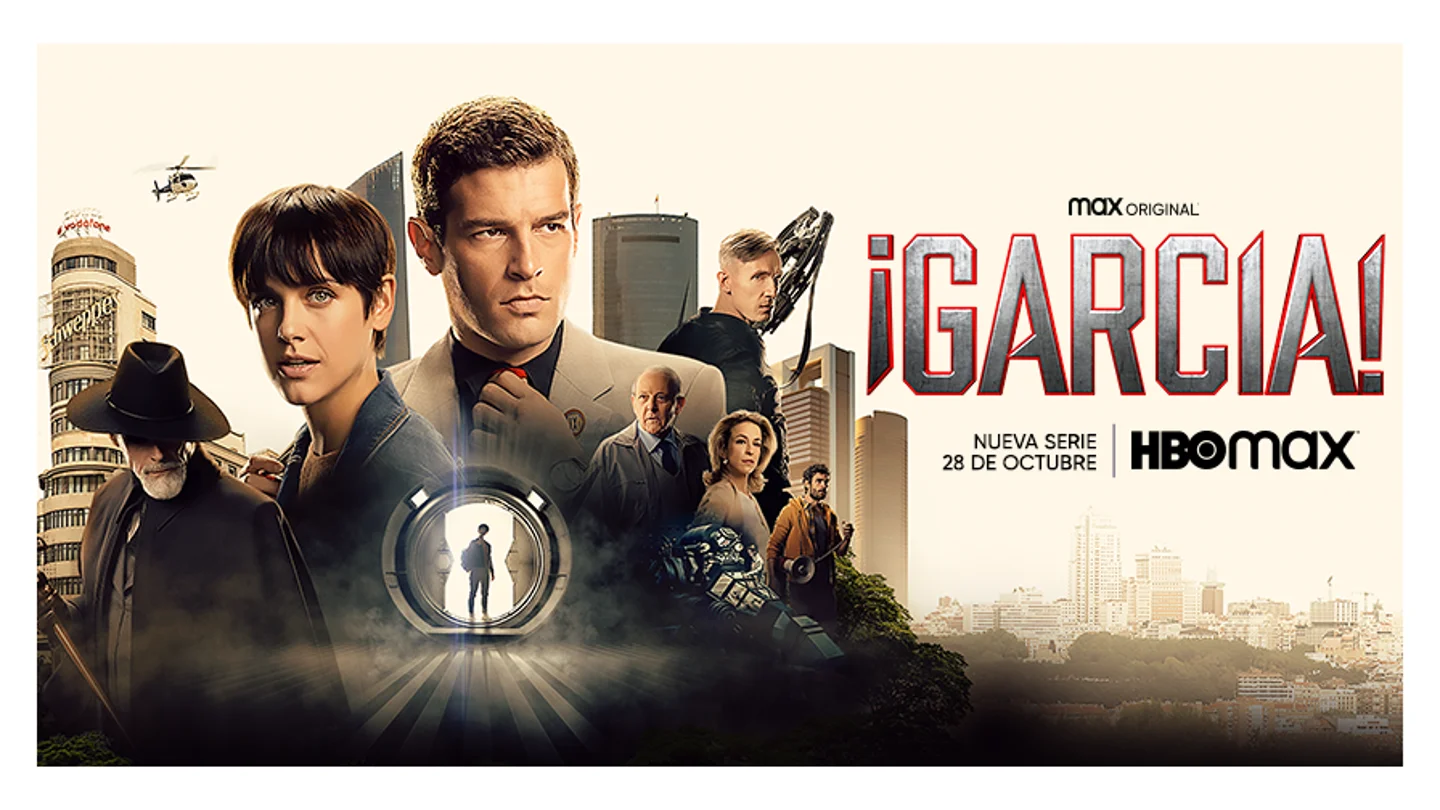 Poster oficial de la serie 'García'. Poster oficial de la serie 'García'.