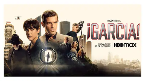 Poster oficial de la serie 'García'. Poster oficial de la serie 'García'.