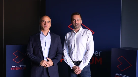 El director de Contenidos de Atresmedia TV, José Antonio Antón, y el responsable de ATRESplayer PREMIUM, Emilio Sánchez Zaballos. El director de Contenidos de Atresmedia TV, José Antonio Antón, y el responsable de ATRESplayer PREMIUM, Emilio Sánchez Zaballos.