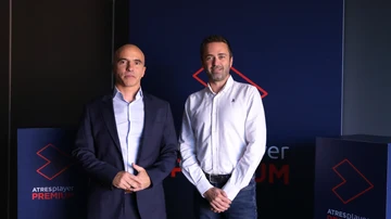 El director de Contenidos de Atresmedia TV, José Antonio Antón, y el responsable de ATRESplayer PREMIUM, Emilio Sánchez Zaballos.