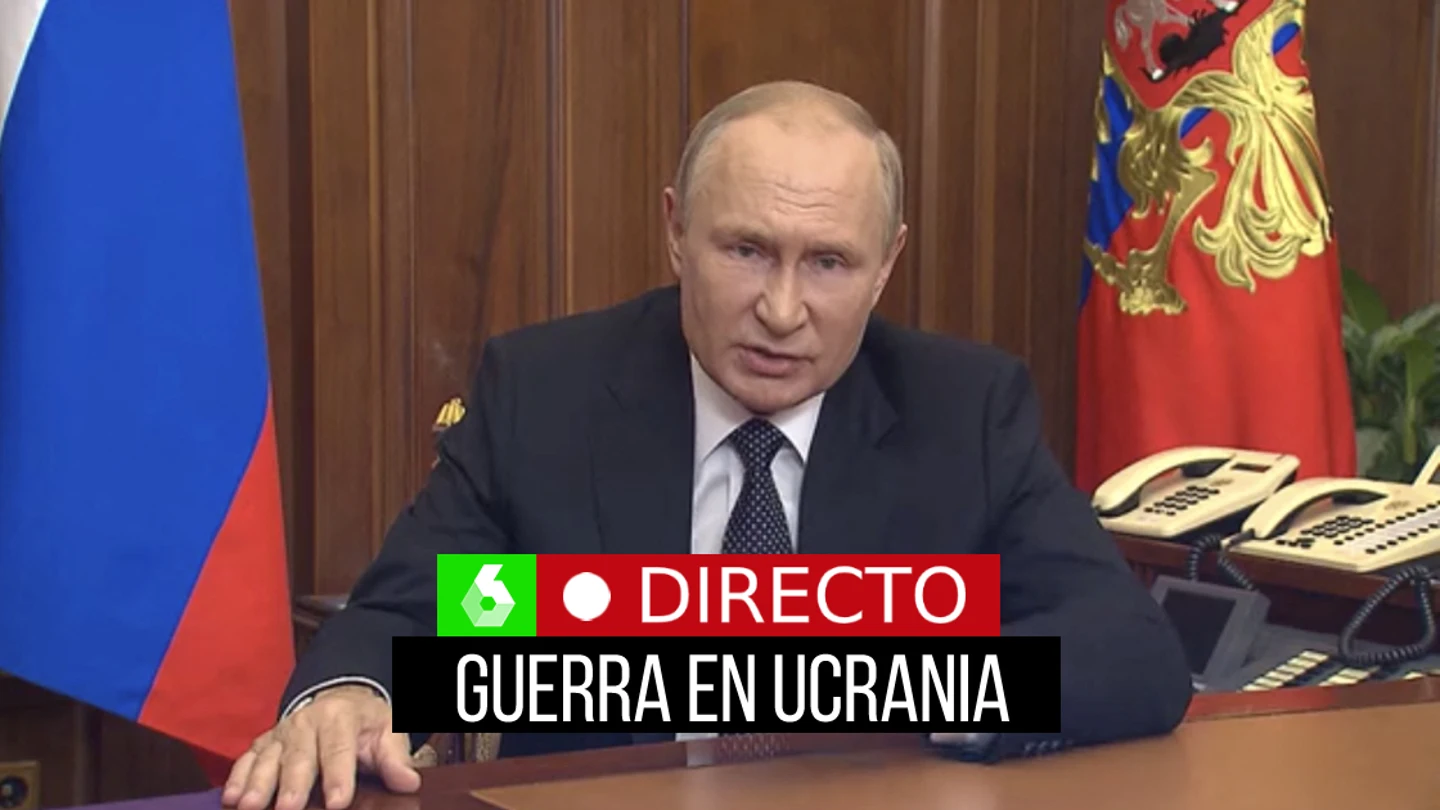 Guerra Ucrania-Rusia en directo | Putin firmará este viernes la anexión a Rusia de cuatro regiones de Ucrania La última hora de la guerra en Ucrania, en directo