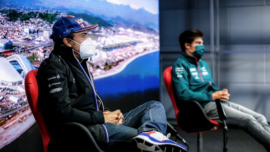 Fernando Alonso y Lance Stroll Fernando Alonso y Lance Stroll