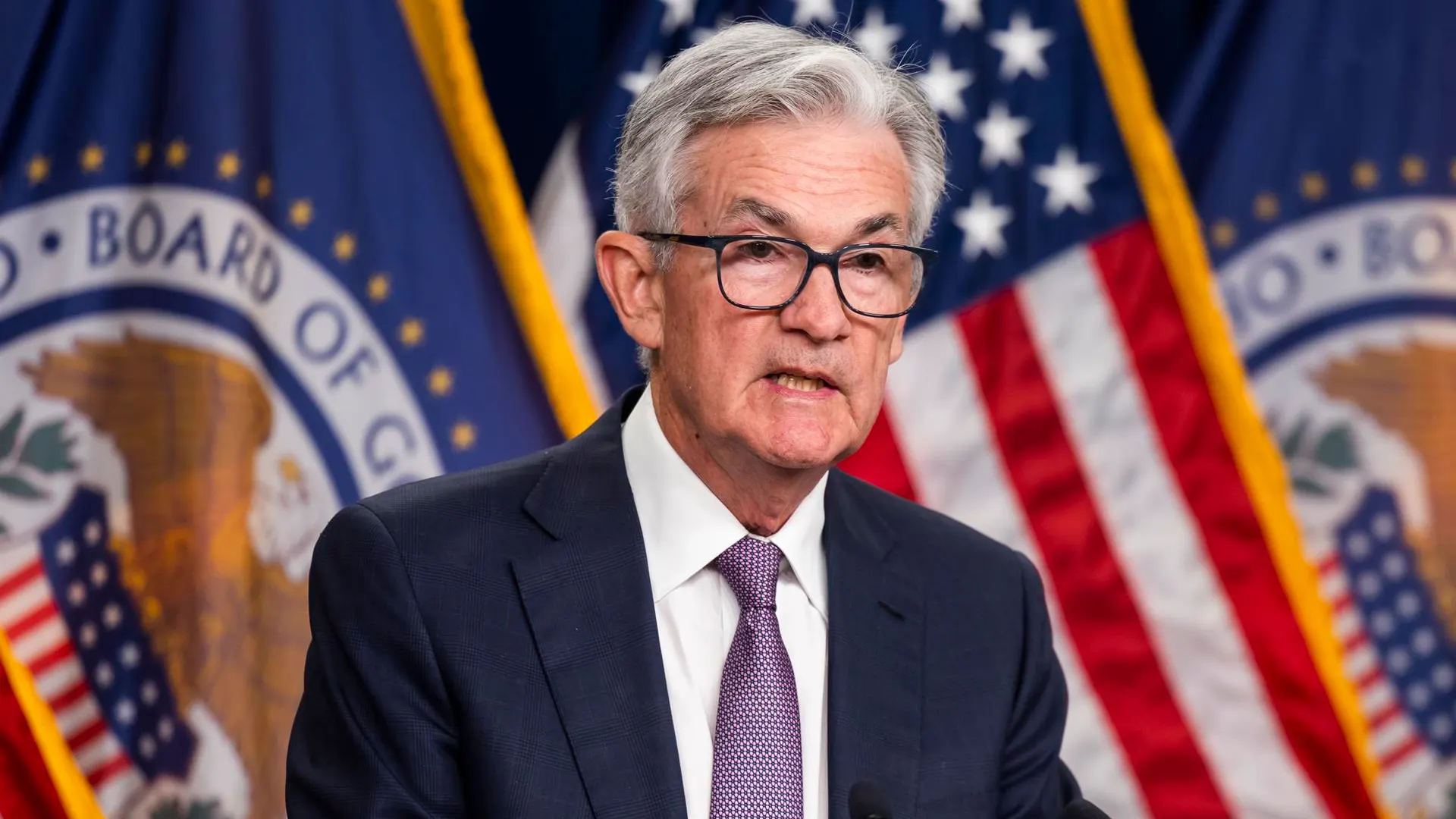 El presidente de la Reserva Federal de EE.UU., Jerome Powell