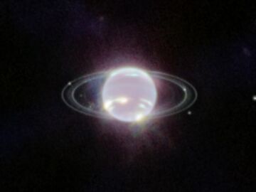 Los anillos de Neptuno, captados por el James Webb