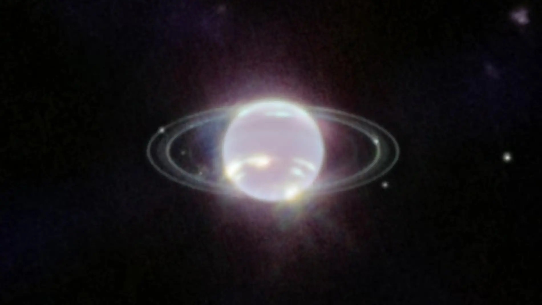 Los anillos de Neptuno, captados por el James Webb