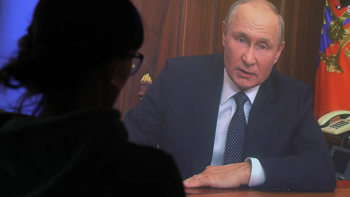 El discurso completo que Putin ha hecho en directo para anunciar una nueva ofensiva El discurso completo que Putin ha hecho en directo para anunciar una nueva ofensiva