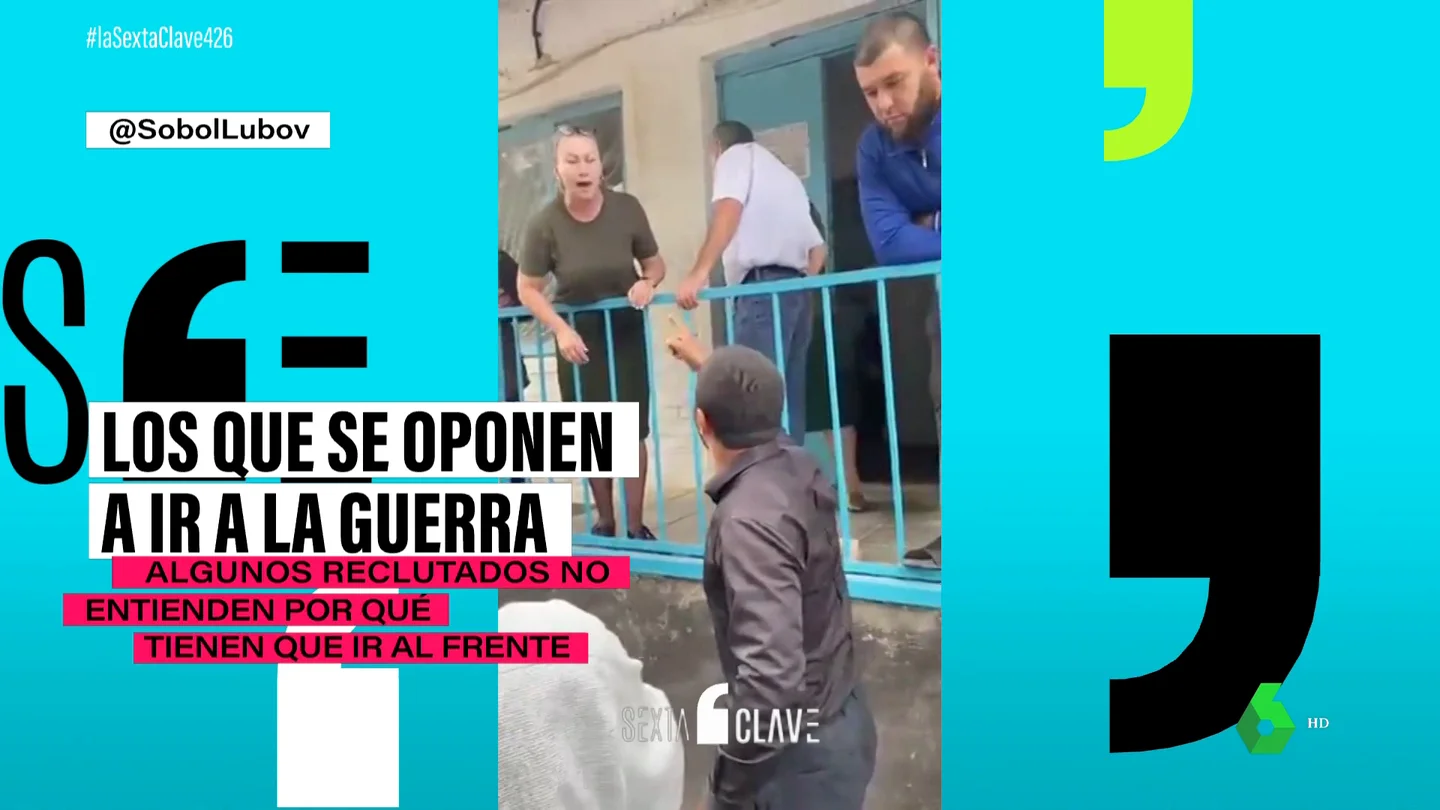 El momento en el que ciudadanos rusos se rebelan al intentar ser reclutados para ir a la guerra El momento en el que ciudadanos rusos se rebelan al intentar ser reclutados para ir a la guerra