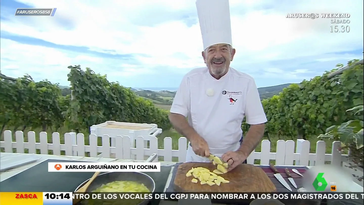El polémico chiste de Karlos Arguiñano sobre la reina de Inglaterra que se ha vuelto viral El polémico chiste de Karlos Arguiñano sobre la reina de Inglaterra que se ha vuelto viral