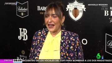 Candela Peña en los premios Chicote: "Estoy muy contenta, pero preferiría trabajar"