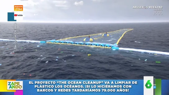 Así es 'The Ocean Cleanup', la barrera flotante que pretende atrapar los millones de plásticos que acaban en el mar Así es 'The Ocean Cleanup', la barrera flotante que pretende atrapar los millones de plásticos que acaban en el mar