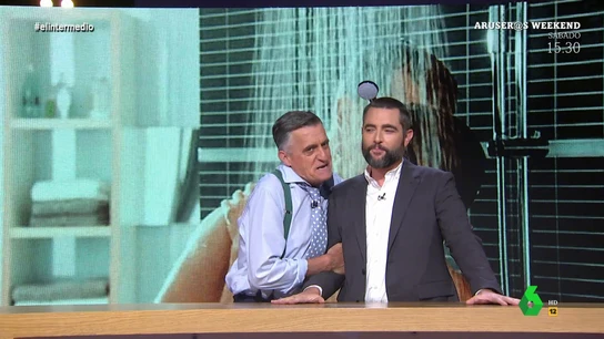 La preocupación de Dani Mateo cuando Wyoming se le acerca en la ducha para ahorrar energía La preocupación de Dani Mateo cuando Wyoming se le acerca en la ducha para ahorrar energía