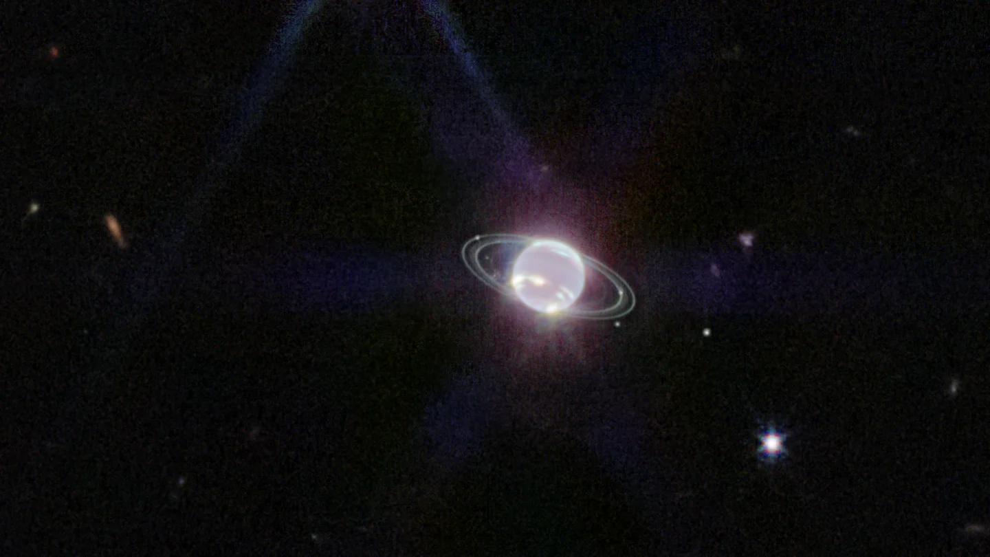 La última imagen de Neptuno captada por el telescopio James Webb La última imagen de Neptuno captada por el telescopio James Webb