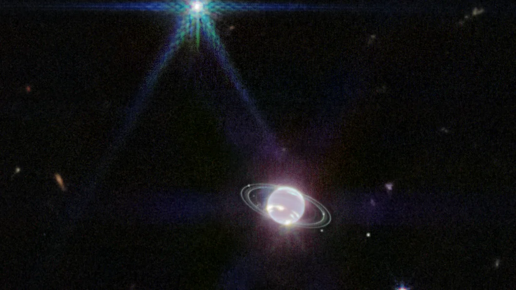 La última imagen de Neptuno captada por el telescopio James Webb La última imagen de Neptuno captada por el telescopio James Webb