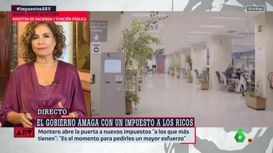La ministra Montero: "Hacienda lleva semanas trabajando de manera silenciosa en el impuesto a rentas altas" La ministra Montero: "Hacienda lleva semanas trabajando de manera silenciosa en el impuesto a rentas altas"