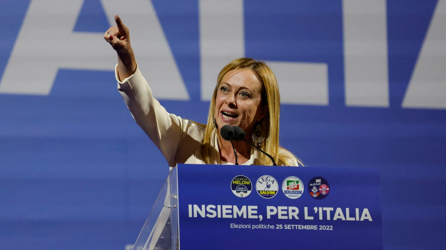 La líder del partido italiano Hermanos de Italia, Giorgia Meloni. La líder del partido italiano Hermanos de Italia, Giorgia Meloni.