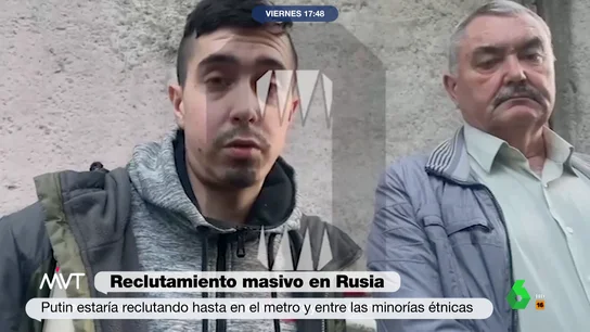 "Aún soy un estudiante": el Kremlin acude al metro y a zonas pobres a la 'caza' de reclutas para la guerra "Aún soy un estudiante": el Kremlin acude al metro y a zonas pobres a la 'caza' de reclutas para la guerra
