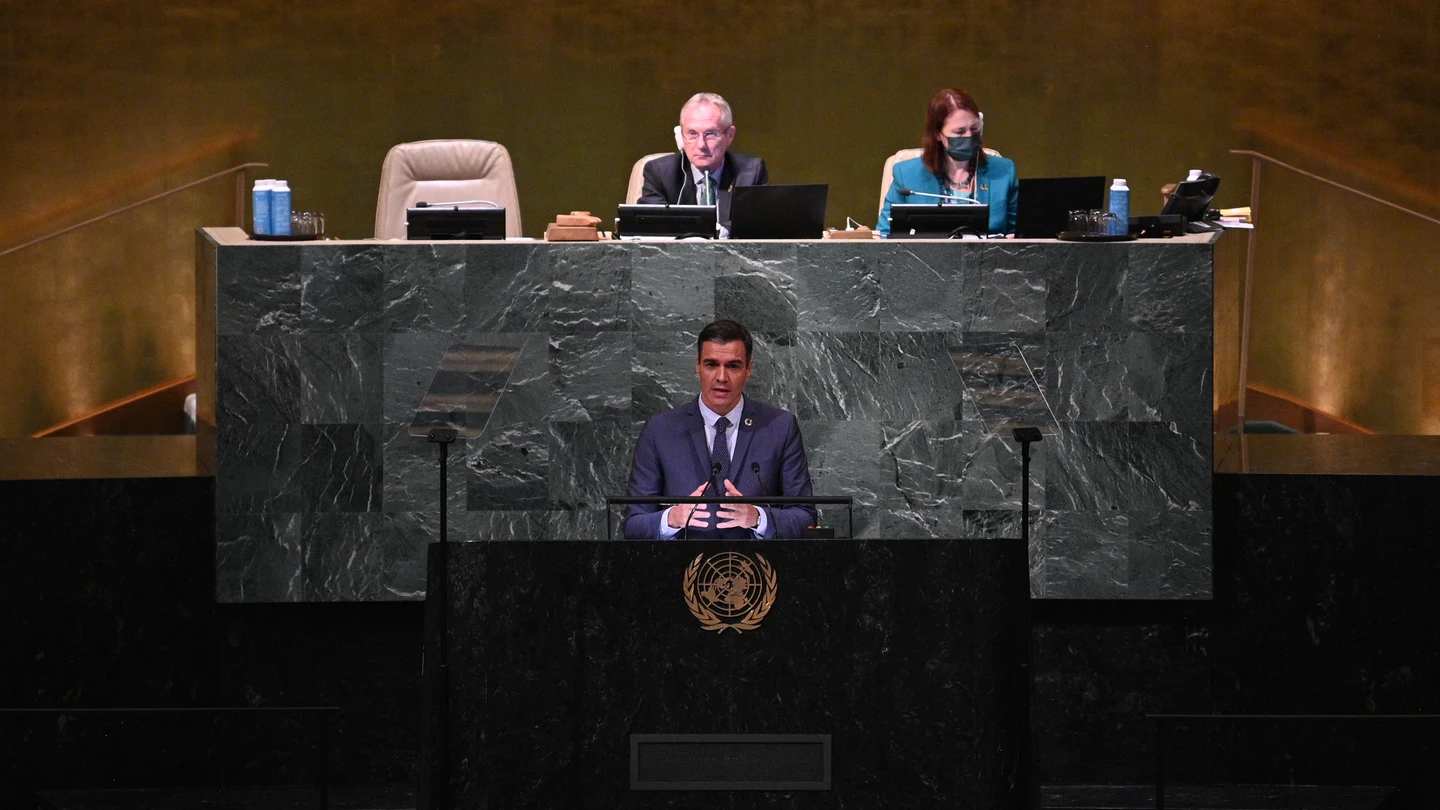 Sánchez dice en la ONU que "el horror" de la guerra en Ucrania no debe hacer perder la esperanza Sánchez dice en la ONU que "el horror" de la guerra en Ucrania no debe hacer perder la esperanza
