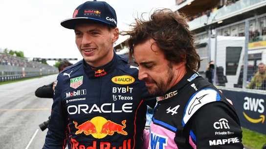 Fernando Alonso, con Verstappen Fernando Alonso, con Verstappen