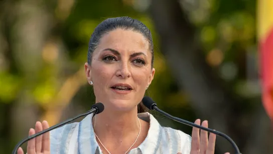 Imagen de archivo de la exdiputada de Vox Macarena Olona. Imagen de archivo de la exdiputada de Vox Macarena Olona.