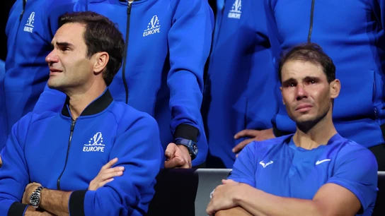 Rafa Nadal, entre lágrimas Rafa Nadal, entre lágrimas