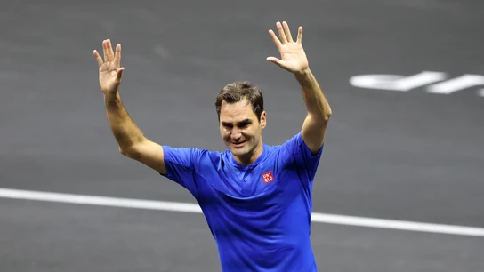 Roger Federer se despide entre lágrimas Roger Federer se despide entre lágrimas