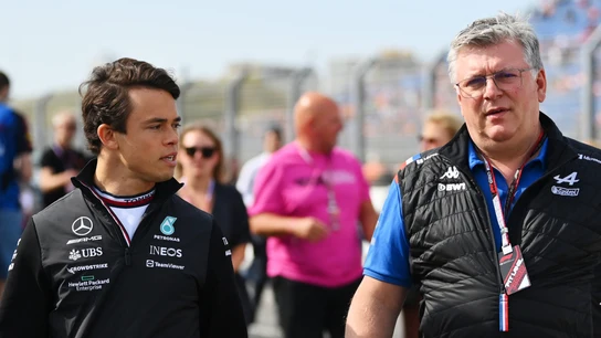 De Vries, con Szafnauer De Vries, con Szafnauer