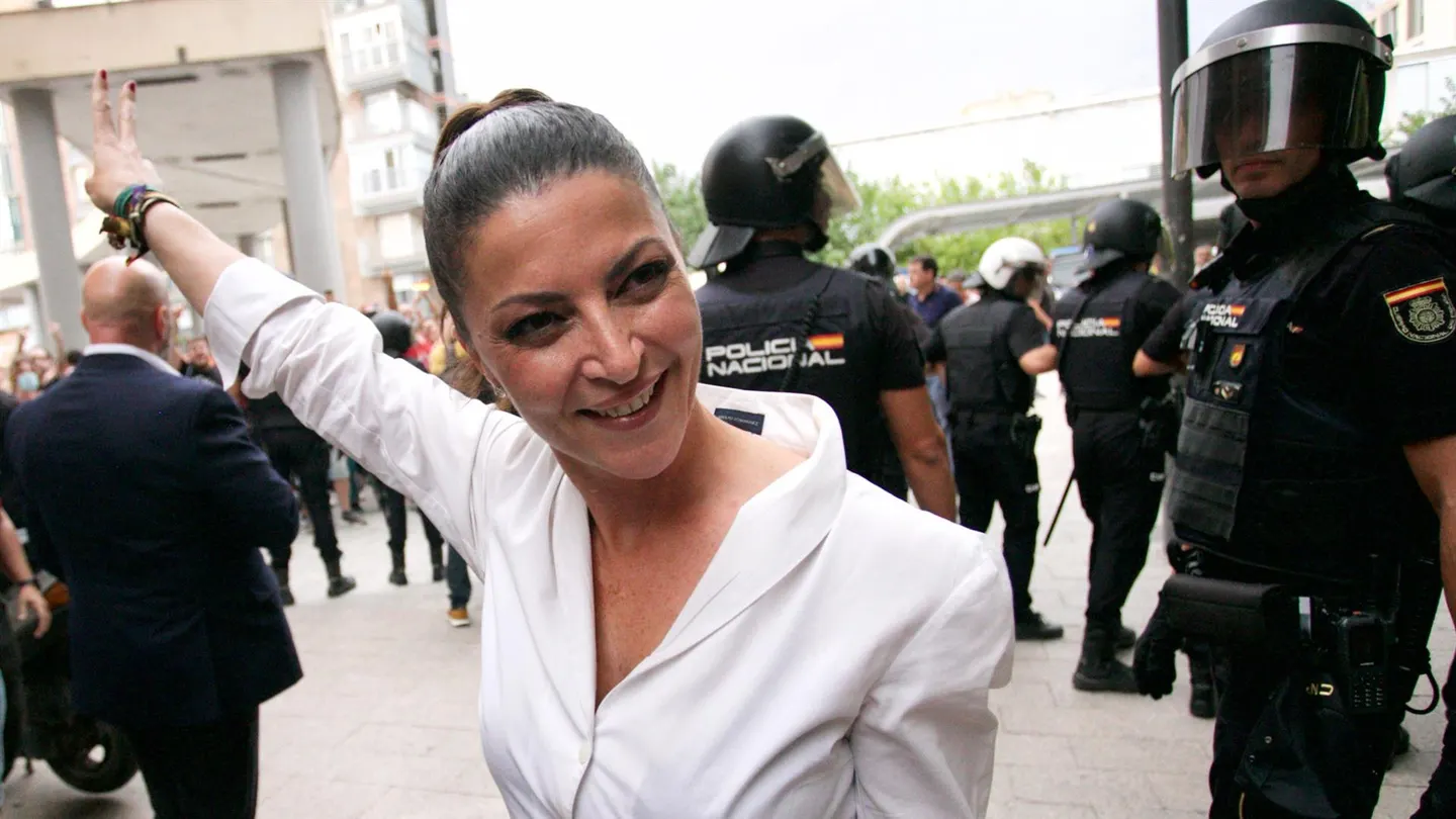 La exdiputada de Vox Macarena Olona. La exdiputada de Vox Macarena Olona.