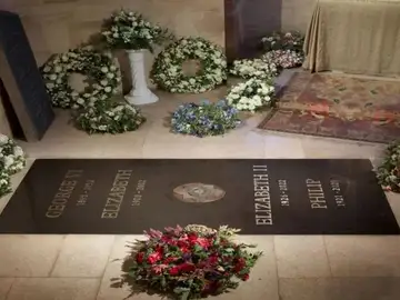 Primeras imágenes de la tumba en la que descansarán los restos de Isabel II 