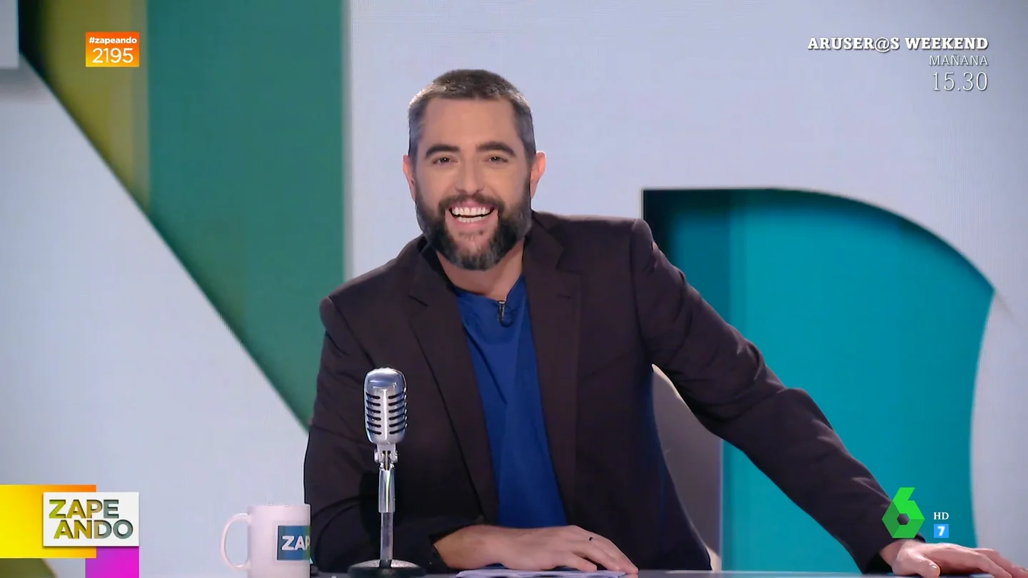 El despiste de Dani Mateo en Zapeando que divierte a Cristina Pedroche El despiste de Dani Mateo en Zapeando que divierte a Cristina Pedroche