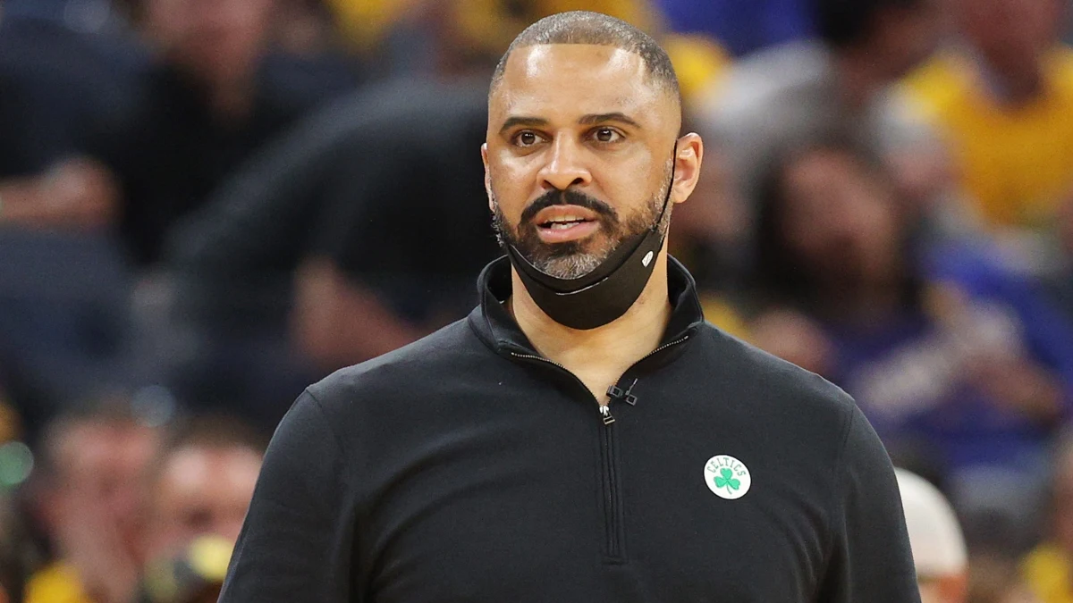 Ime Udoka, en un partido con los Celtics