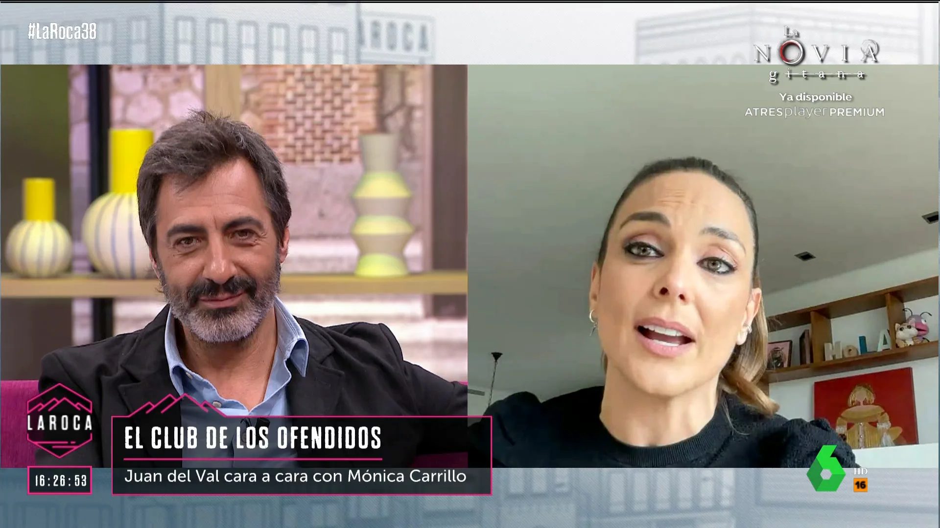 "¿Me puedo ir?": la reacción de Juan del Val al ver a Mónica Carrillo tras haber criticado los microcuentos