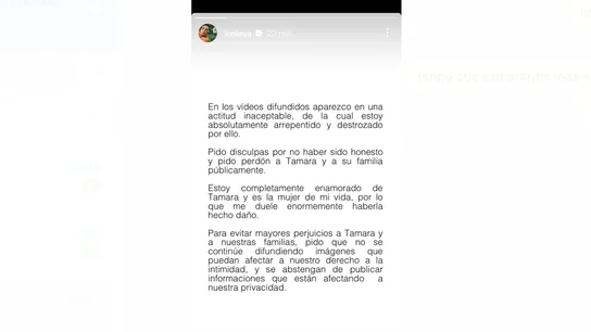 Comunicado de Íñigo Onieva Comunicado de Íñigo Onieva