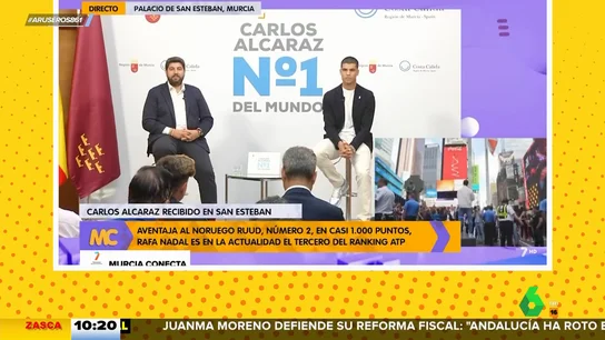 La contundente respuesta de Carlos Alcaraz a la periodista que le pregunta por su vida privada La contundente respuesta de Carlos Alcaraz a la periodista que le pregunta por su vida privada