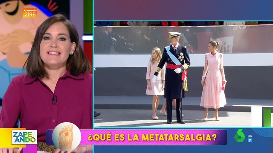 Boticaria García explica los riesgos de la metatarsalgia, la enfermedad de la reina Letizia en los pies: "Acabas medio cojeando" Boticaria García explica los riesgos de la metatarsalgia, la enfermedad de la reina Letizia en los pies: "Acabas medio cojeando"