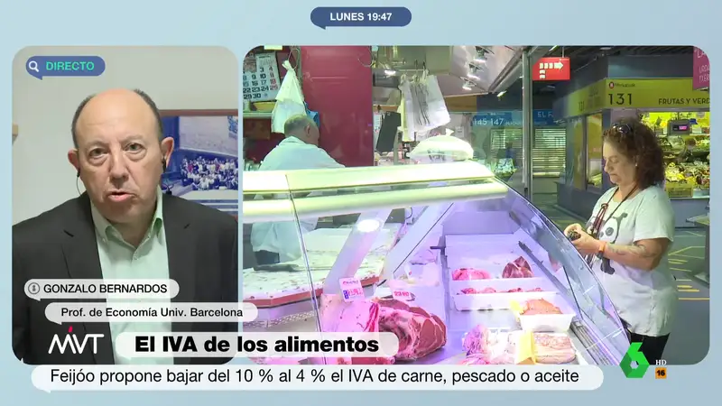 La respuesta de Gonzalo Bernardos a Feijóo tras pedir bajar el IVA de los alimentos: "Pretende favorecer a las empresas"