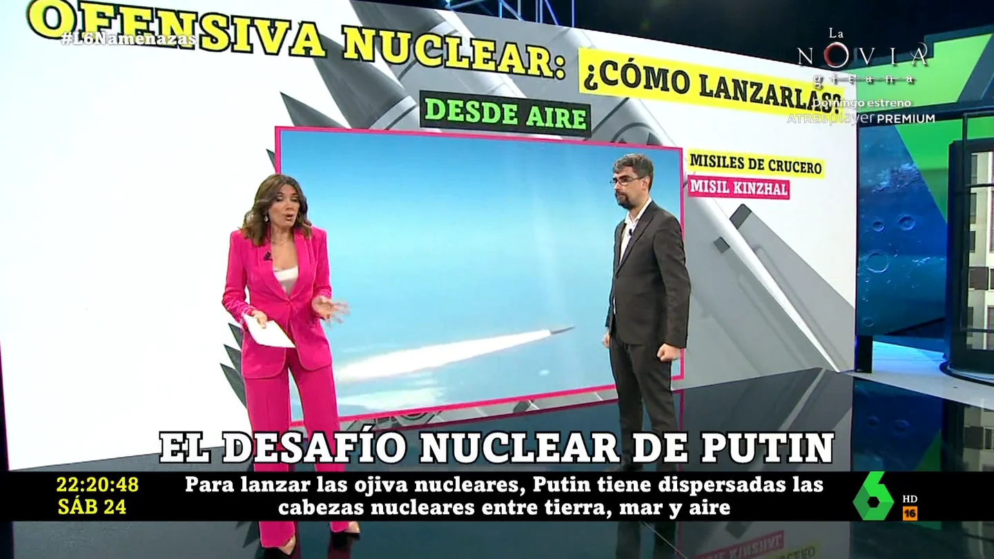El analista Pérez Triana repasa el arsenal que domina Putin: "Rusia es el país con más cabezas nucleares del mundo" El analista Pérez Triana repasa el arsenal que domina Putin: "Rusia es el país con más cabezas nucleares del mundo"