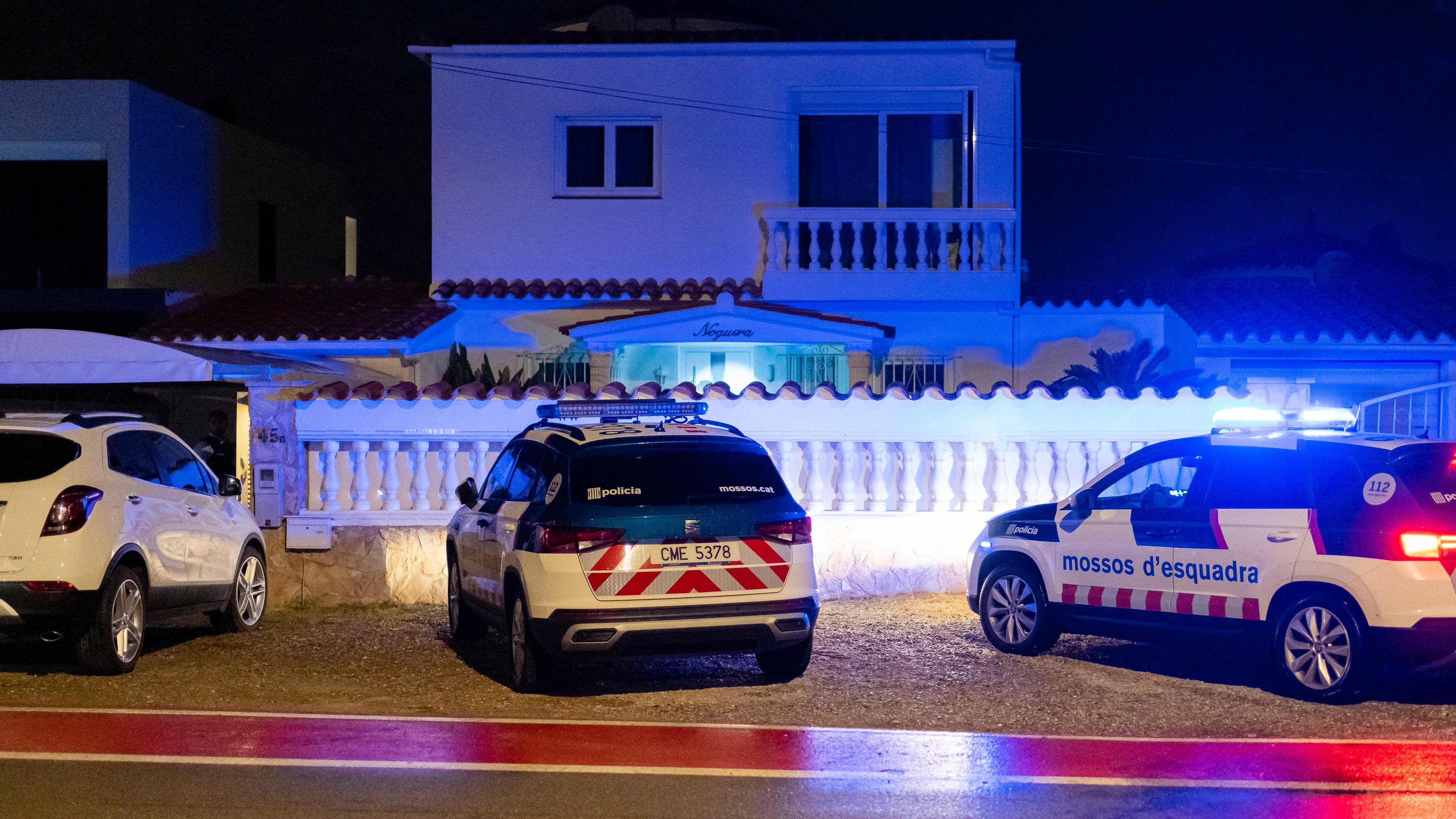 Vivienda donde se encontró a la mujer muerta, con heridas de arma de fuego. 