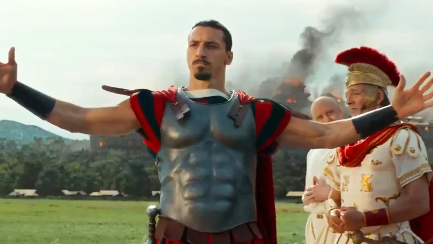 Zlatan Ibrahimovic, en la nueva película de Astérix y Obélix Zlatan Ibrahimovic, en la nueva película de Astérix y Obélix
