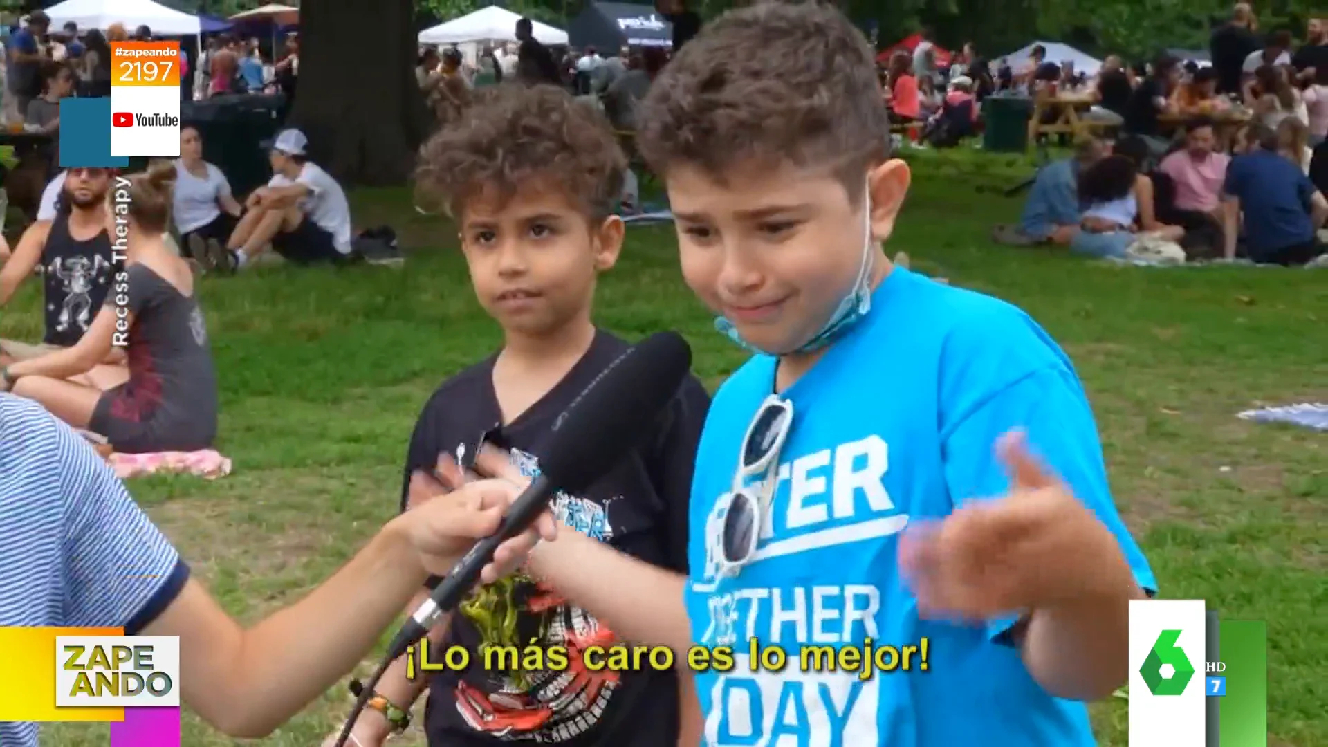 La espontánea respuesta de un niño al hablar de comida: Lo que realmente me gusta es la langosta