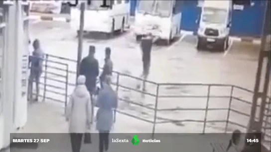 Se prende fuego para no ir a luchar contra Ucrania Se prende fuego para no ir a luchar contra Ucrania