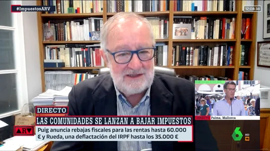 El mensaje optimista de Urbaneja a los "cenizos" sobre la economía española: "La evolución es mejor de la prevista" El mensaje optimista de Urbaneja a los "cenizos" sobre la economía española: "La evolución es mejor de la prevista"
