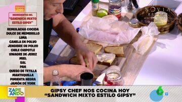 La original receta del sándwich mixto del Gipsy Chef