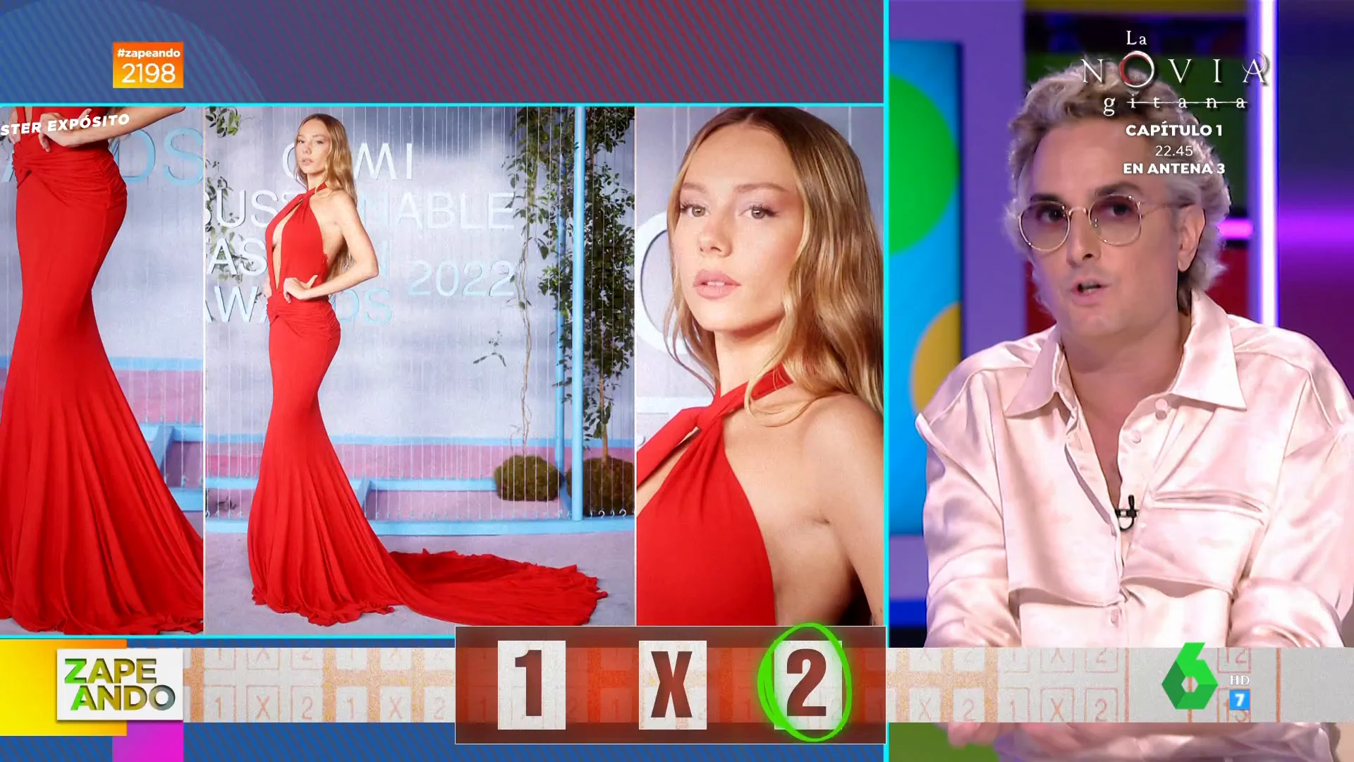 Josie lo confirma: Ester Expósito lleva en Milán el mejor vestido rojo que le hemos visto nunca 