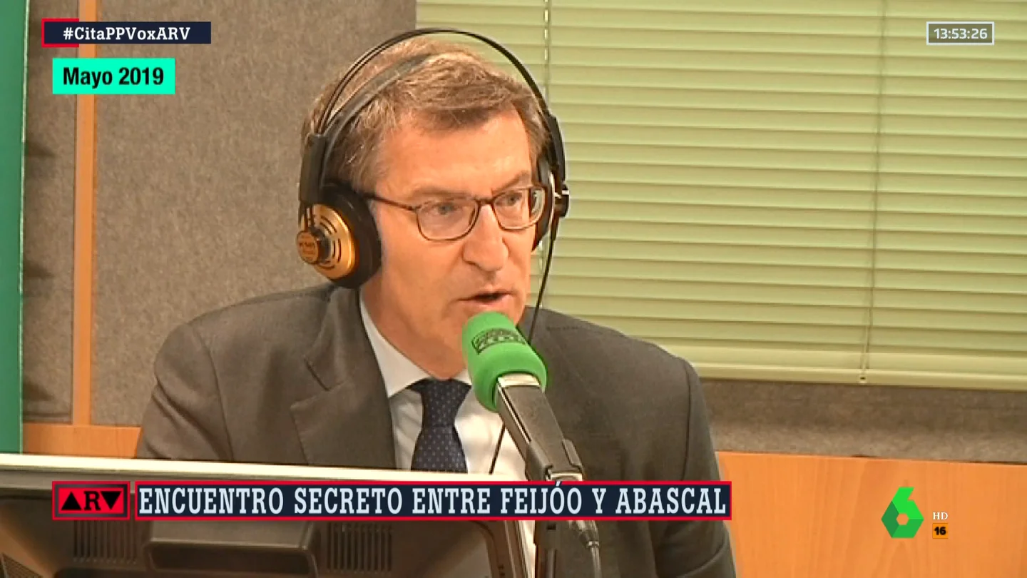 La hemeroteca de Feijóo sobre Abascal antes de su reunión secreta: "Como gallego no me gusta Vox" La hemeroteca de Feijóo sobre Abascal antes de su reunión secreta: "Como gallego no me gusta Vox"