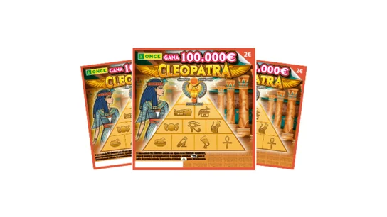 La ONCE tira de una Cleopatra moderna para su nuevo sorteo de rasca y gana  La ONCE tira de una Cleopatra moderna para su nuevo sorteo de rasca y gana