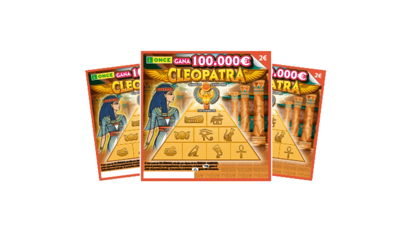 La ONCE tira de una Cleopatra moderna para su nuevo sorteo de rasca y gana La ONCE tira de una Cleopatra moderna para su nuevo sorteo de rasca y gana
